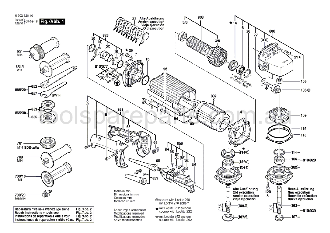 Bosch ---- 0602328107  Diagram 1