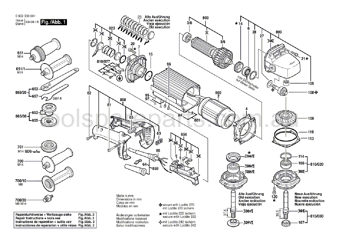 Bosch ---- 0602330035  Diagram 1