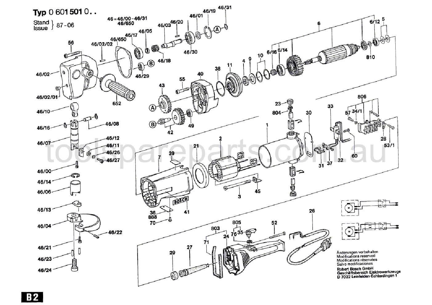 Bosch ---- 0601501037  Diagram 1