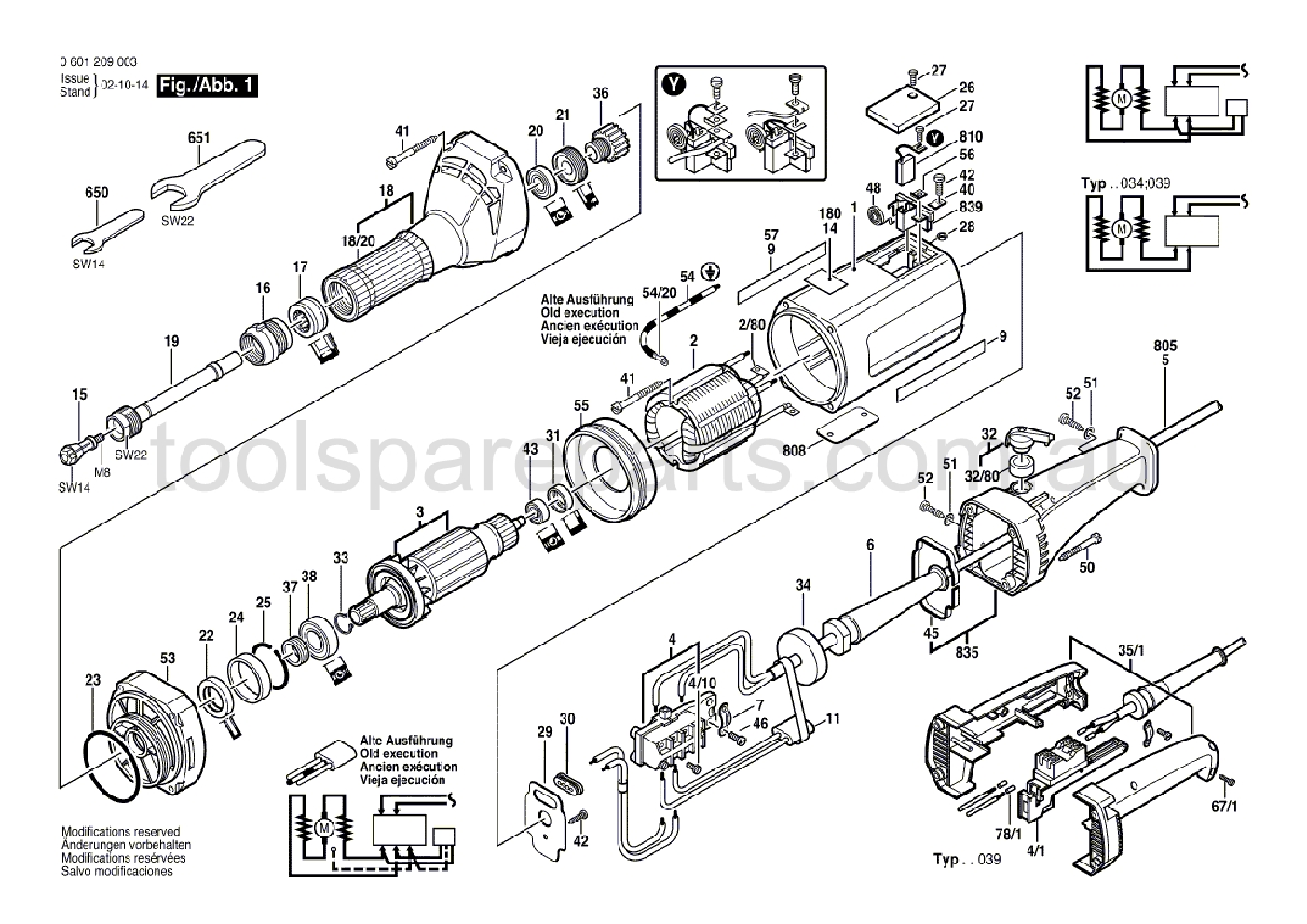 Bosch ---- 0601209037  Diagram 1