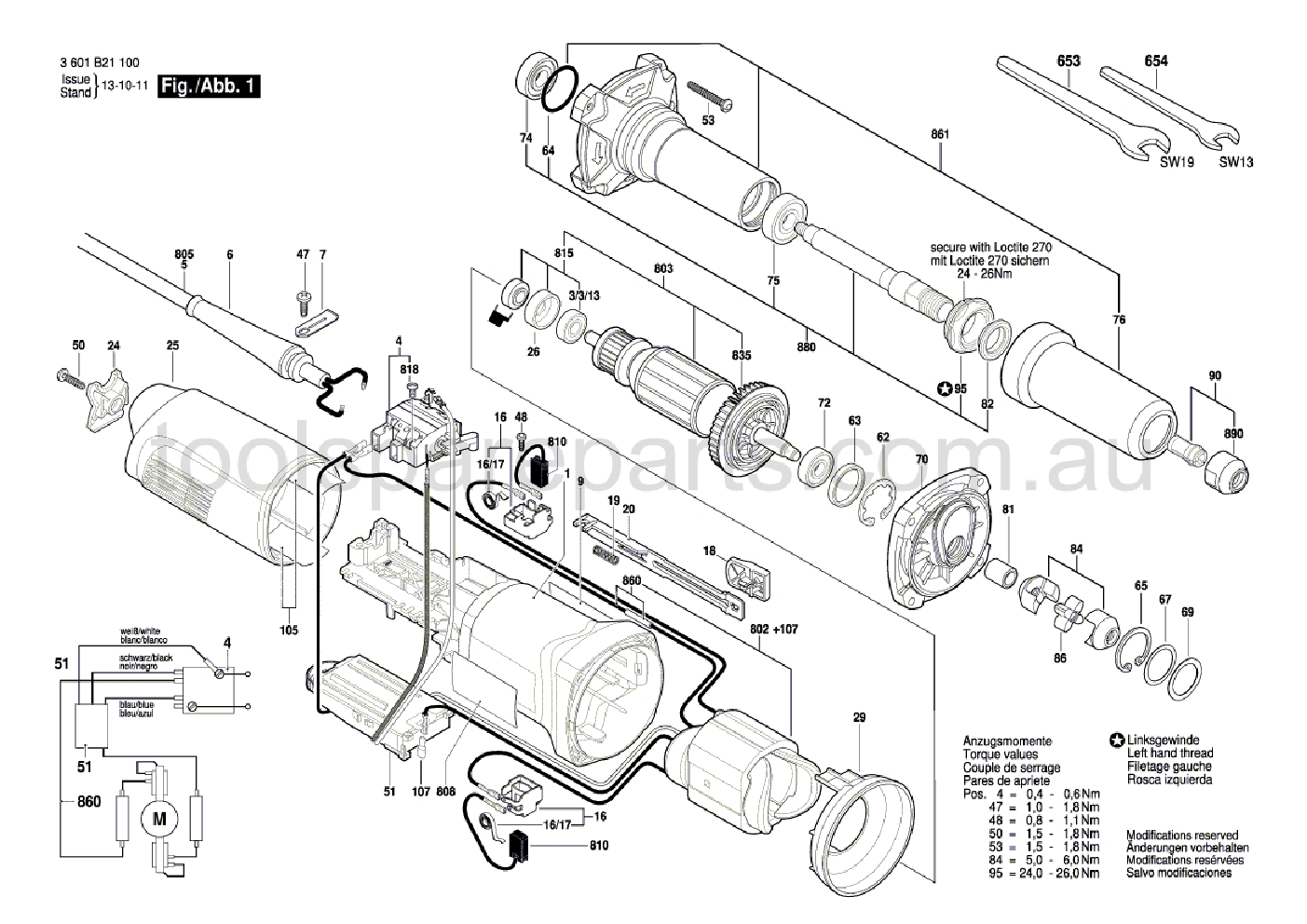 Bosch GGS 28 LCE 3601B21150  Diagram 1
