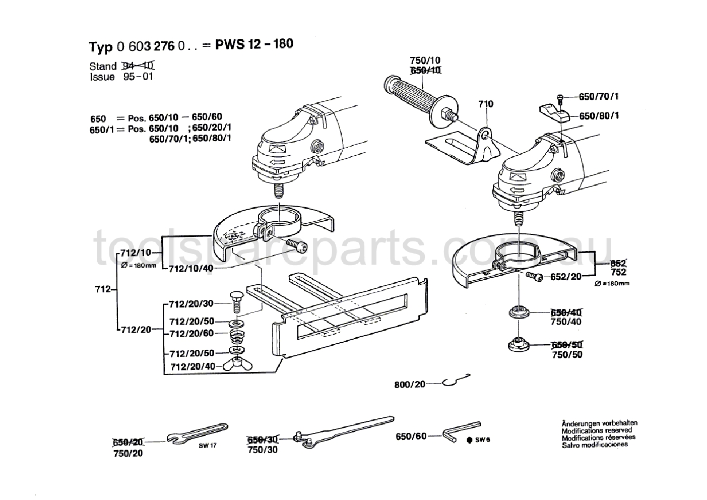 Bosch PWS 12-180 0603276037  Diagram 2