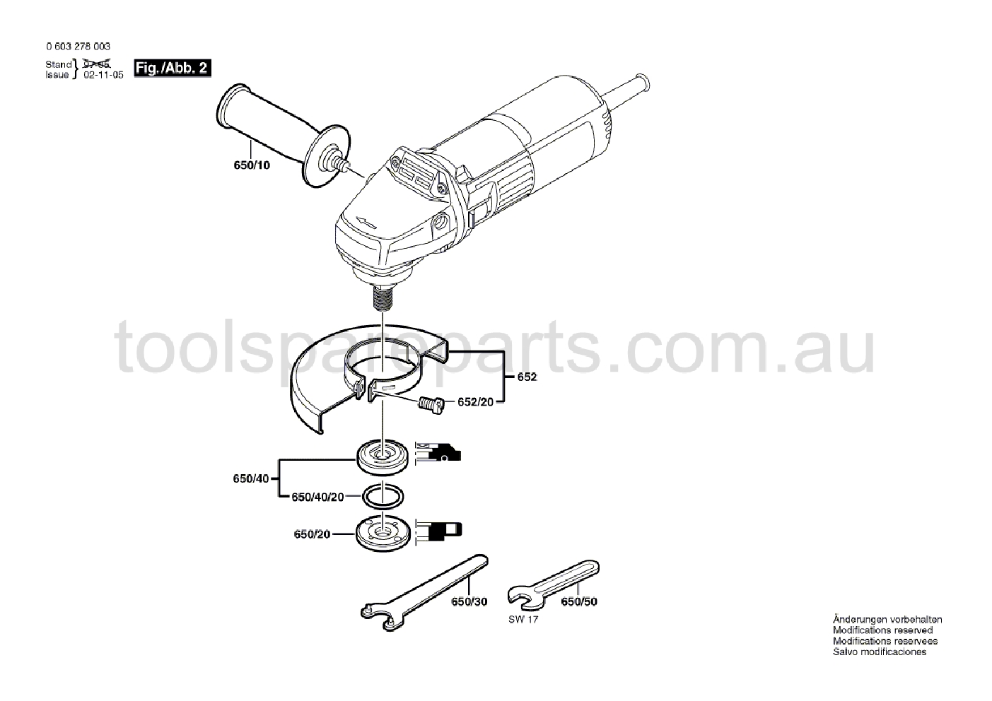Bosch PWS 5-115 0603278037  Diagram 2