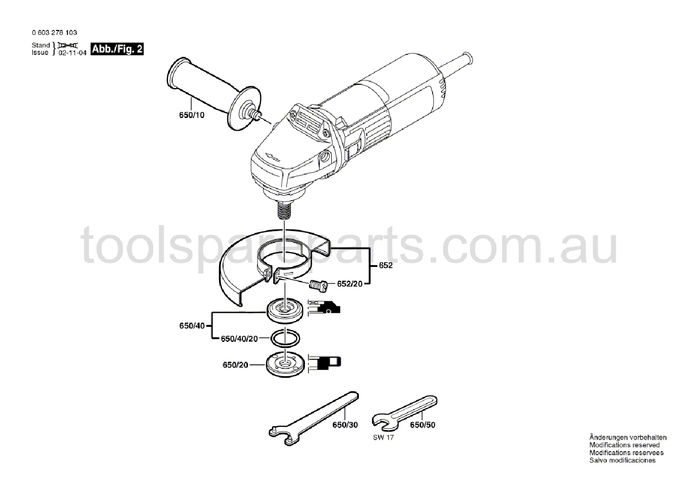 Bosch PWS 5-115 0603278137  Diagram 2