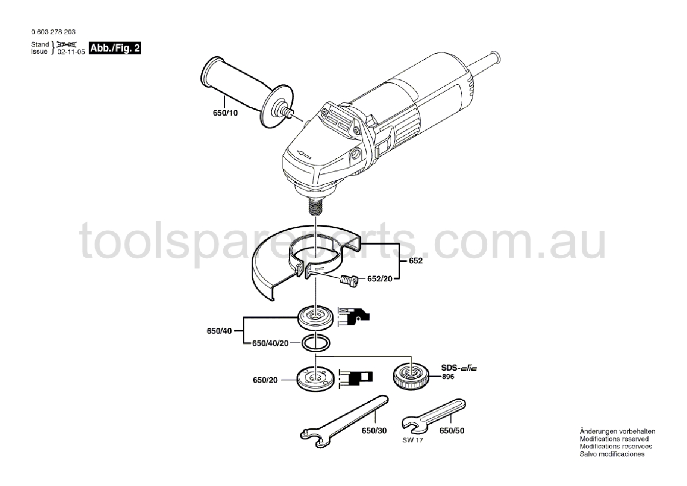 Bosch PWS 6-115 0603278237  Diagram 2