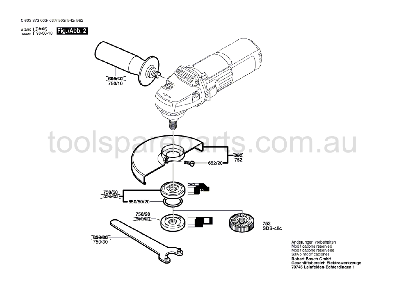 Bosch PWS 7-115 0603373037  Diagram 2