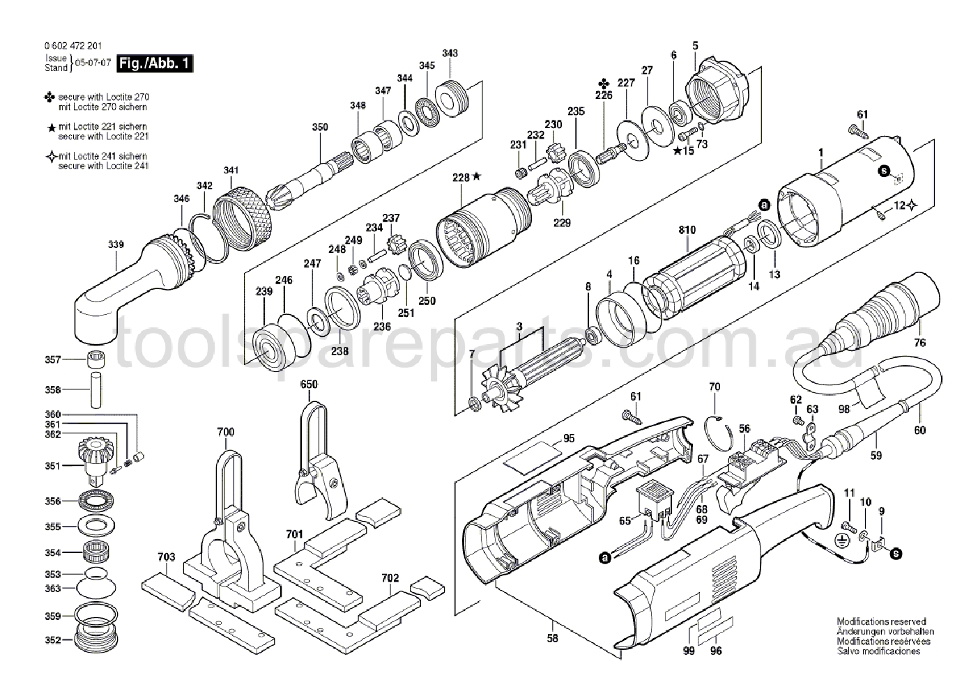 Bosch ---- 0602472201  Diagram 1