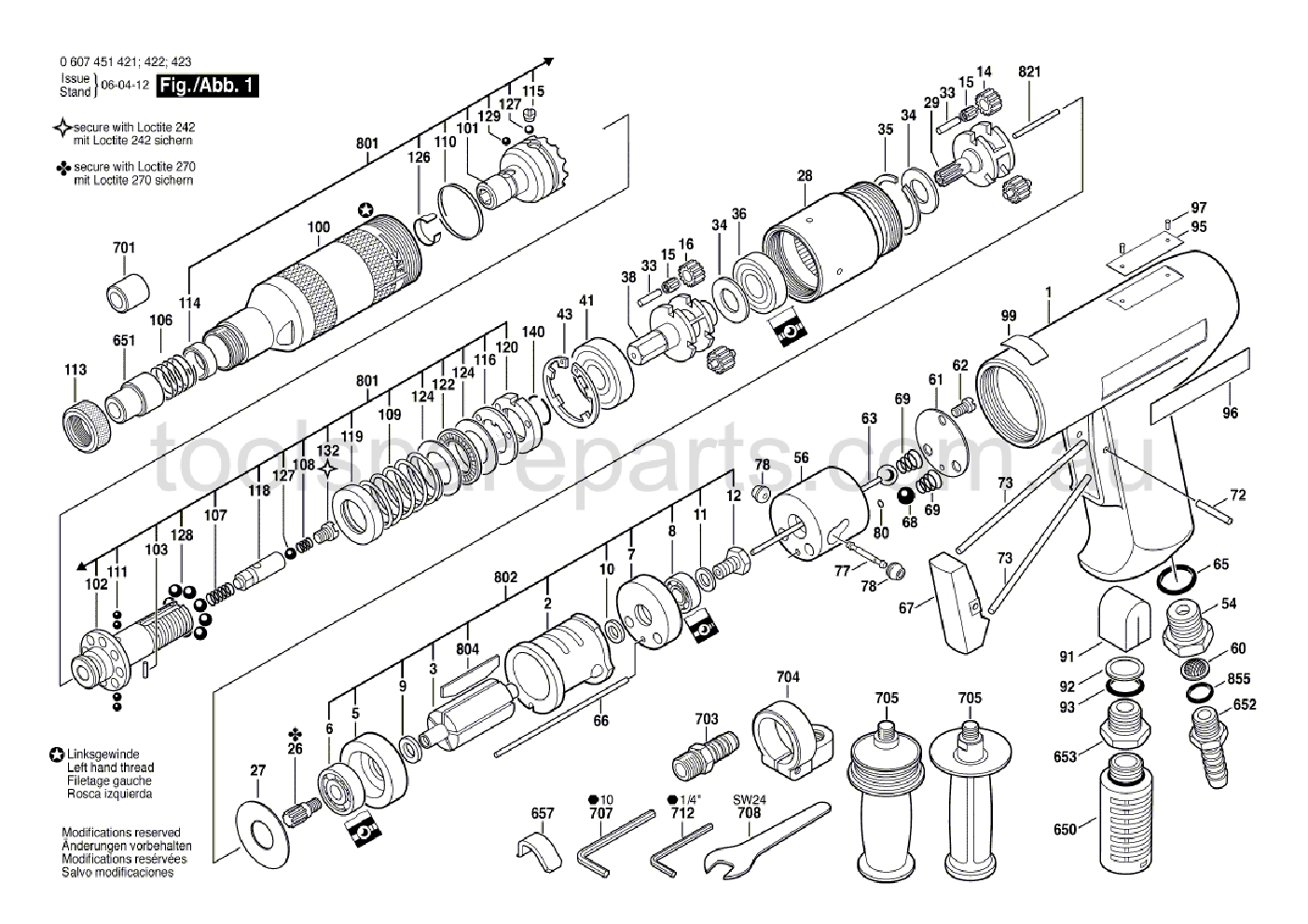 Bosch 370 WATT-SERIE 0607451421  Diagram 1