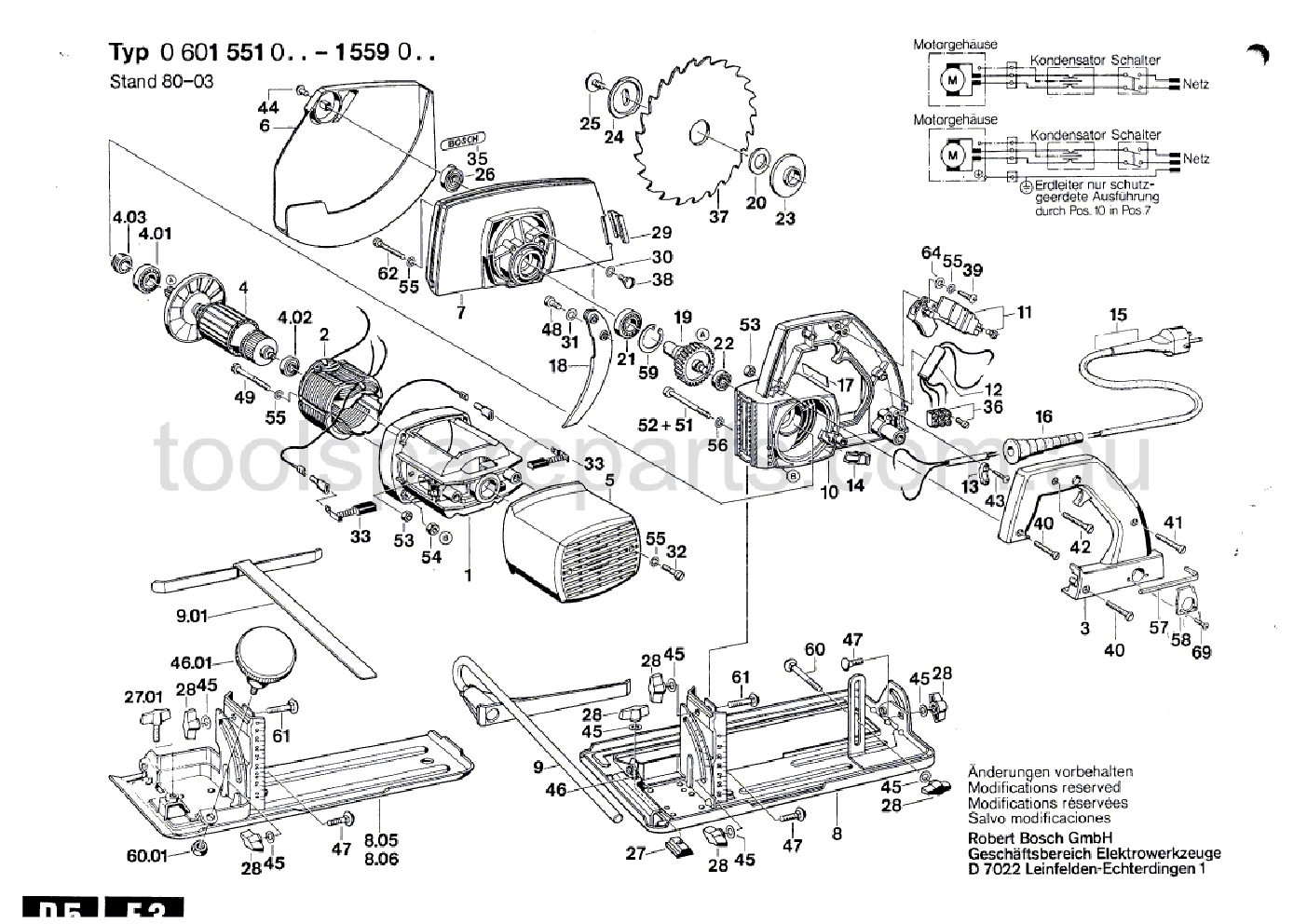 Bosch ---- 0601559060  Diagram 1
