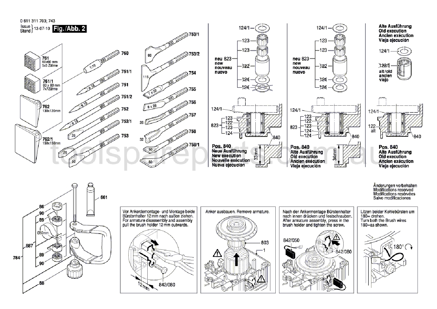 Bosch GSH 10 C 0611311737  Diagram 2
