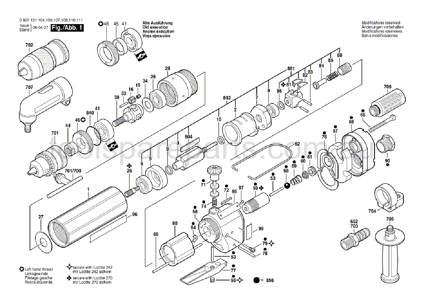 Bosch 370 WATT-SERIE 0607151105  Diagram 1
