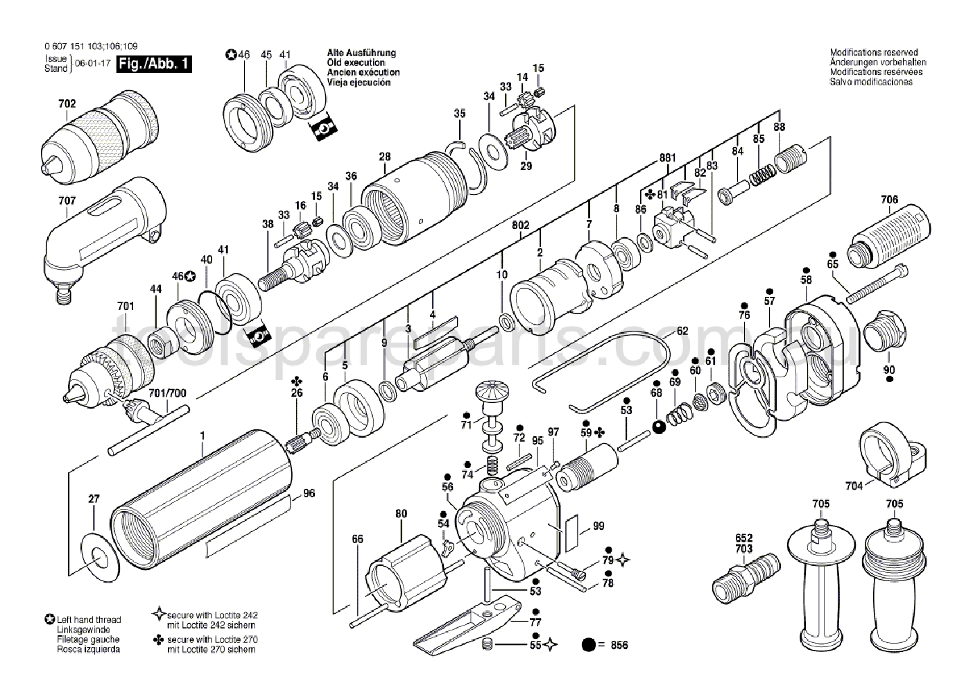 Bosch 370 WATT-SERIE 0607151106  Diagram 1