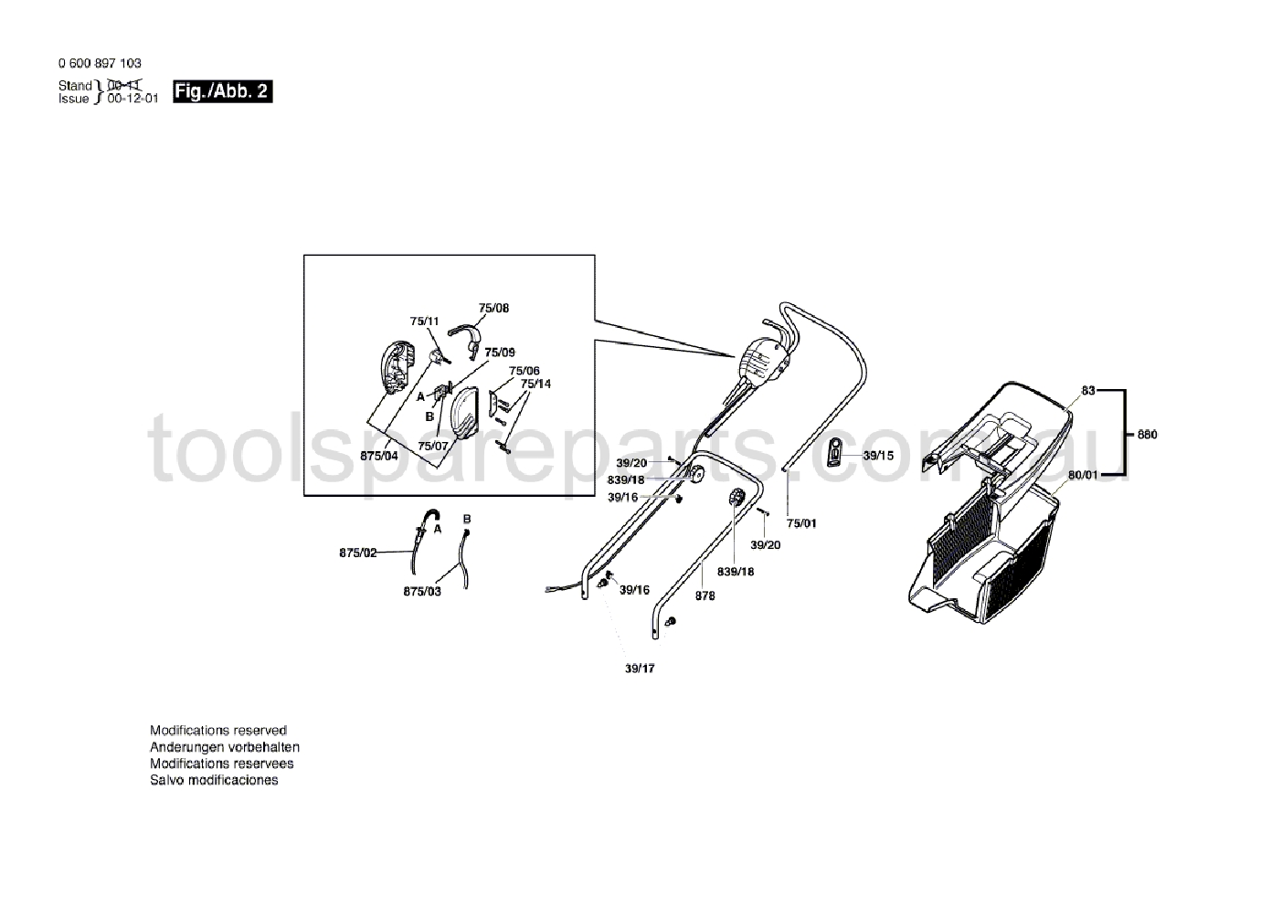 Bosch ARM 32 E 0600897137  Diagram 2