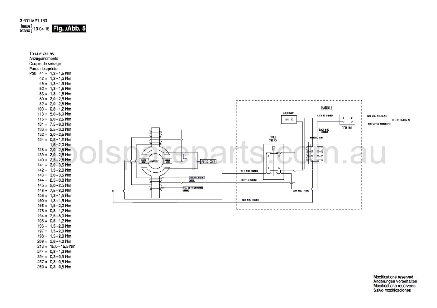 Bosch GCM 12 MX 3601M21140  Diagram 5