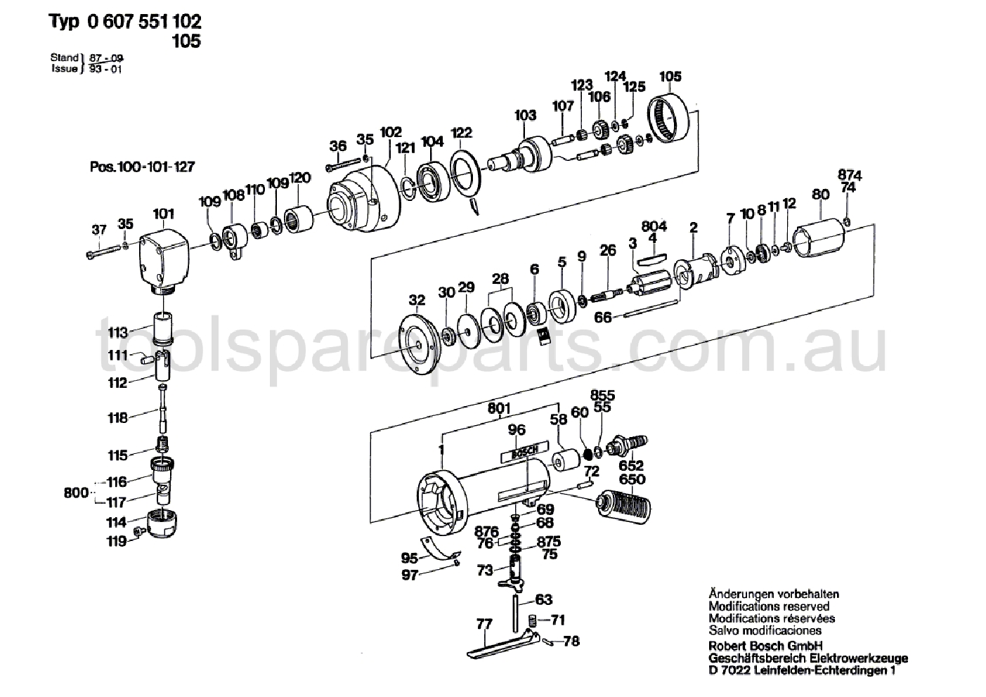 Bosch 370 WATT-SERIE 0607551105  Diagram 1