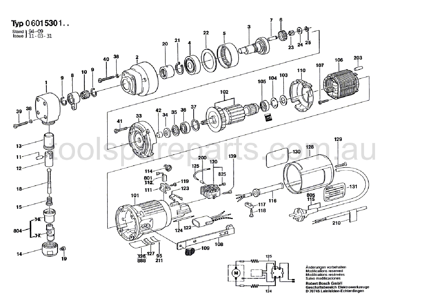 Bosch GNA 2.0 0601530137  Diagram 1