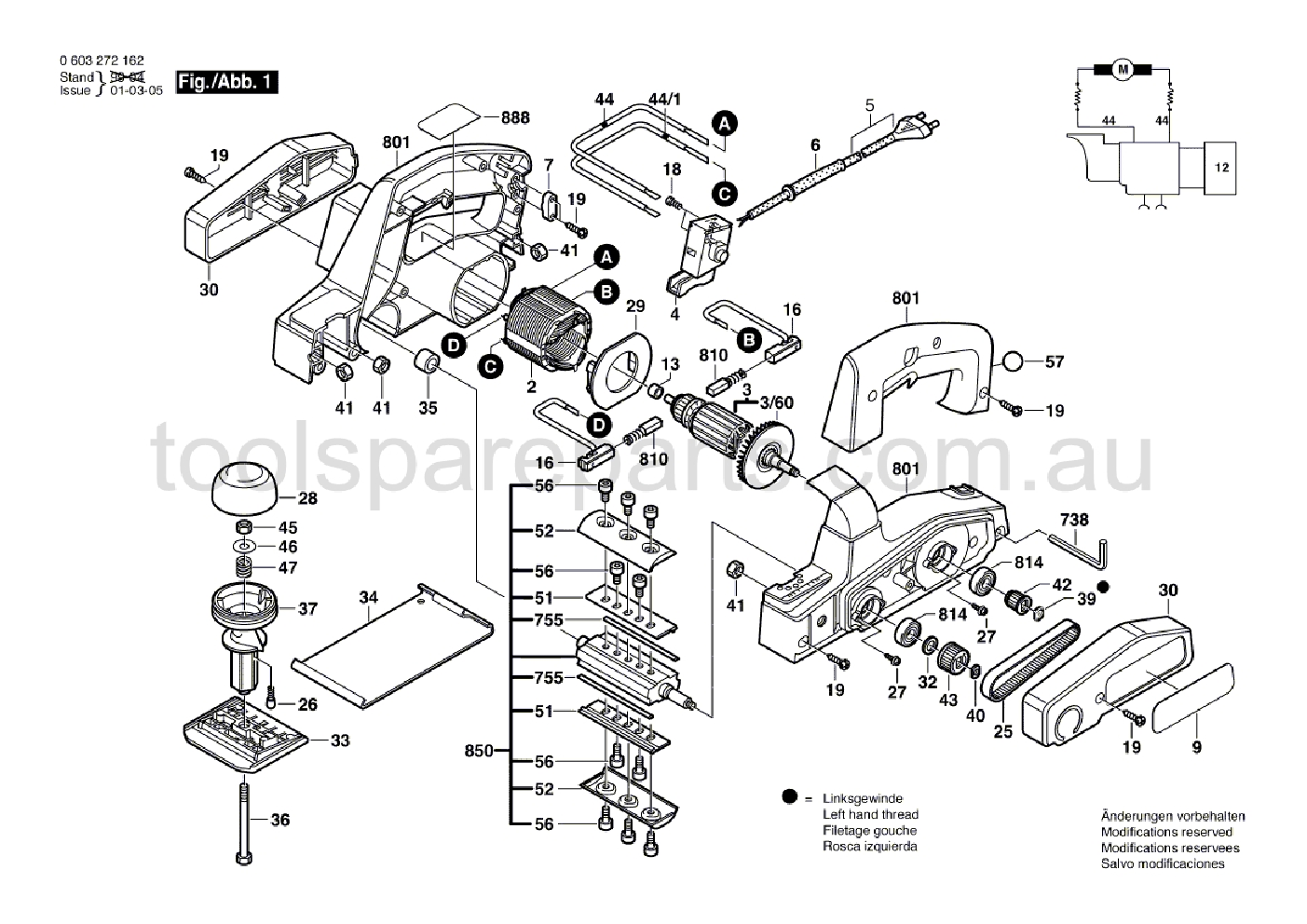 Bosch PHO 15-82 0603272180  Diagram 1