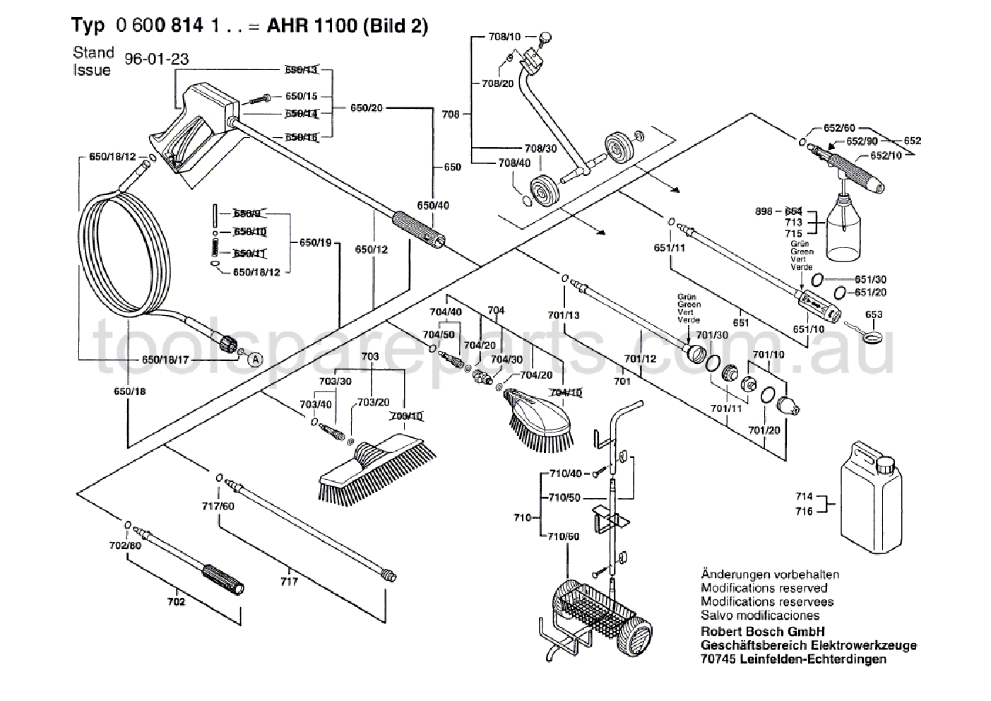 Bosch AHR 1100 0600814137  Diagram 2