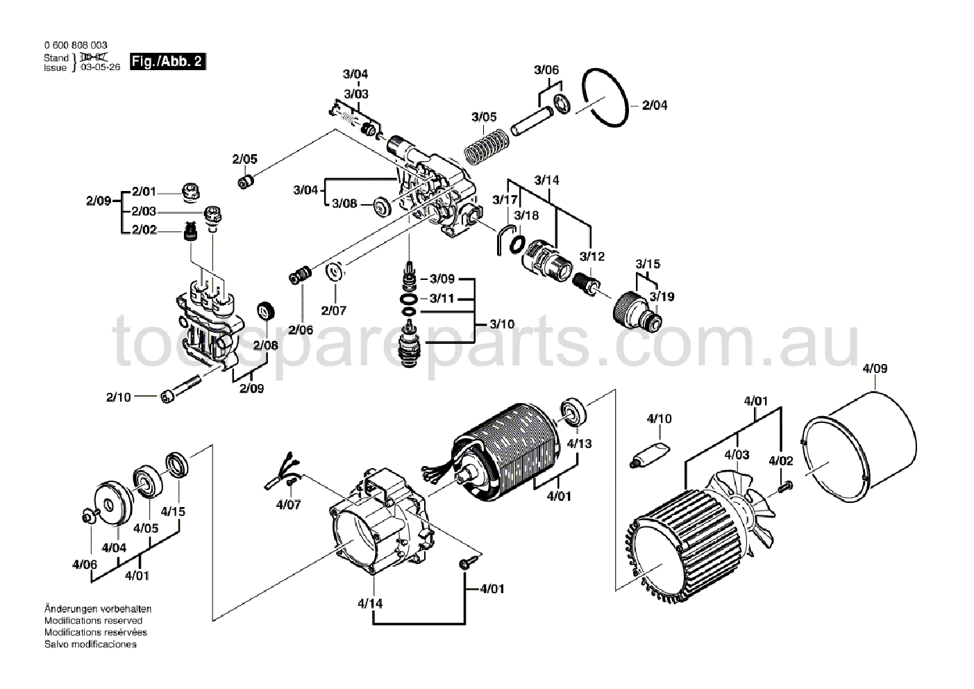 Bosch AHR 1200 AS 0600808037  Diagram 2