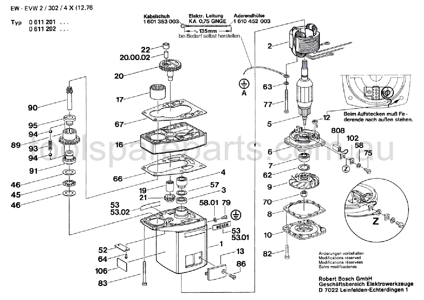Bosch ---- 0611201037  Diagram 2