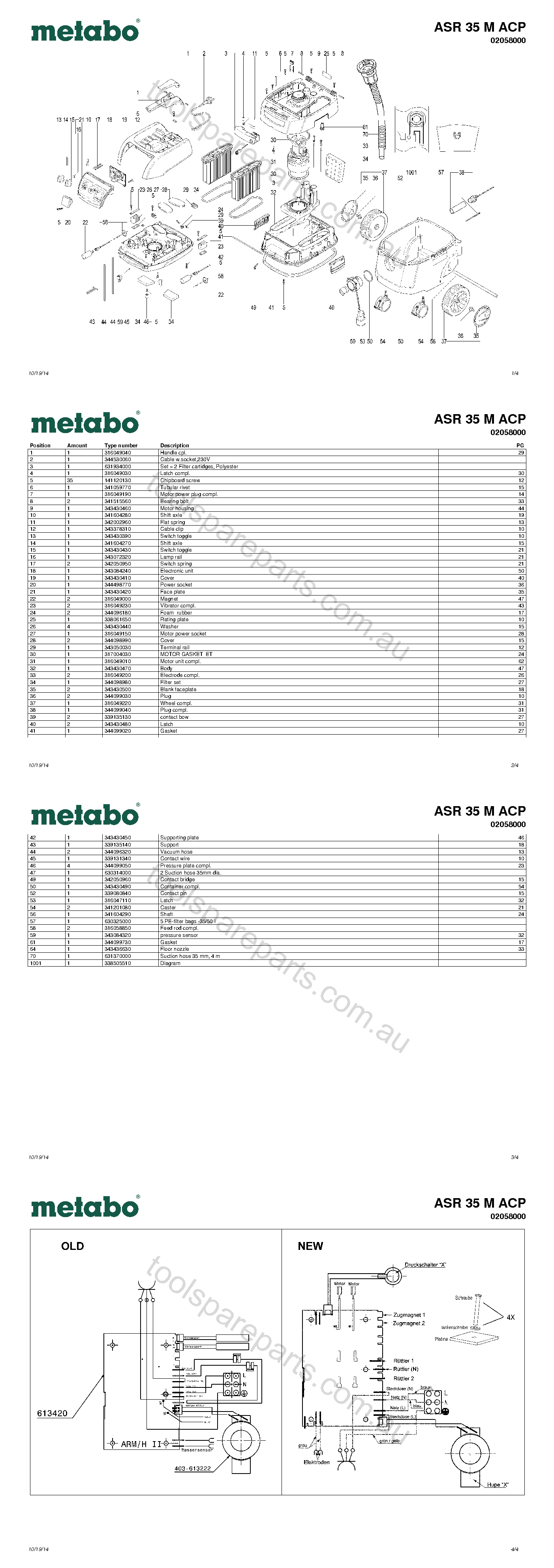 Metabo ASR 35 M ACP 02058000  Diagram 1