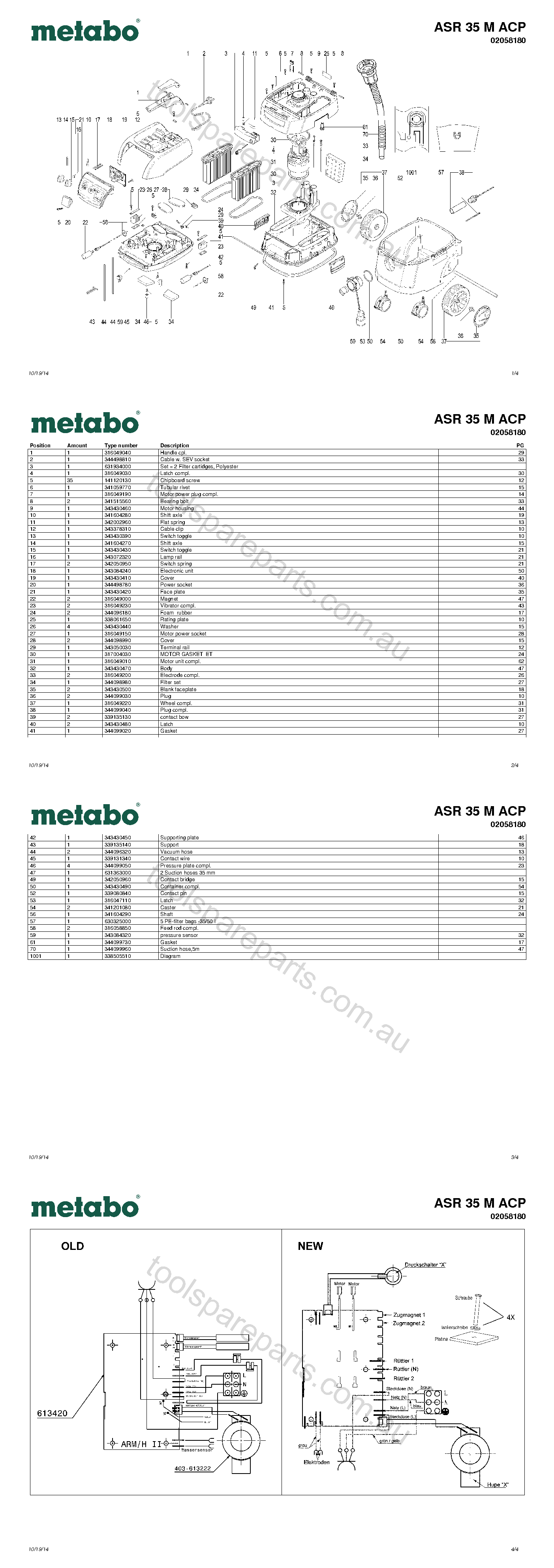 Metabo ASR 35 M ACP 02058180  Diagram 1