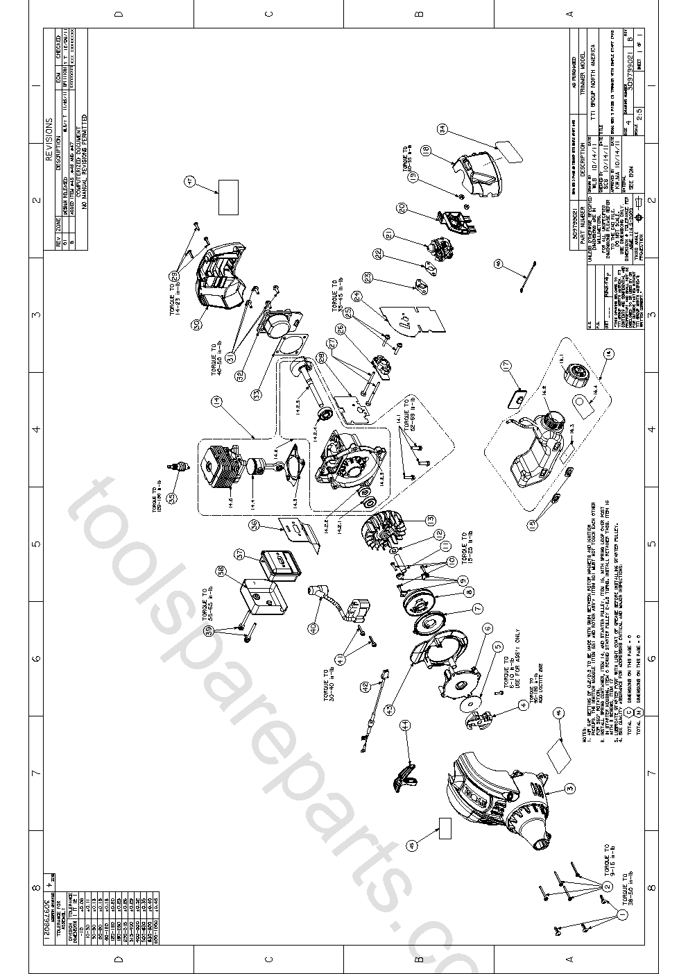 Ryobi RLT30CESA  Diagram 2