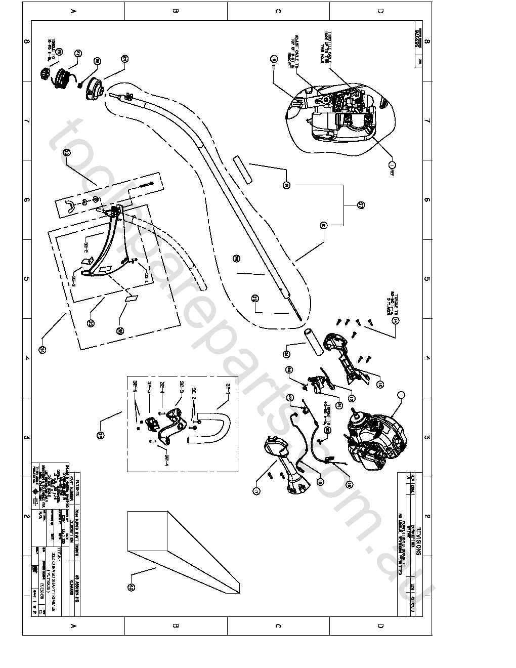 Ryobi PLT3043E  Diagram 2