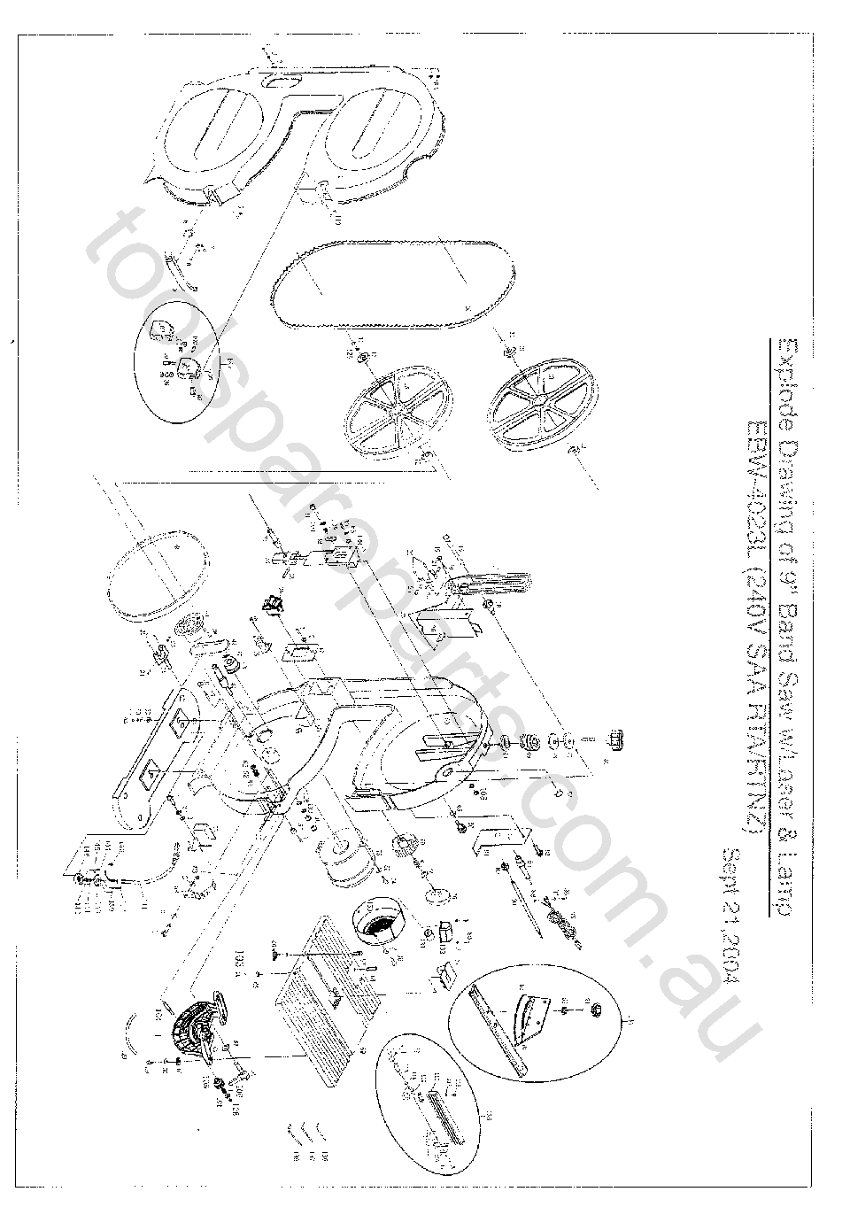 Ryobi EBW4023L  Diagram 1